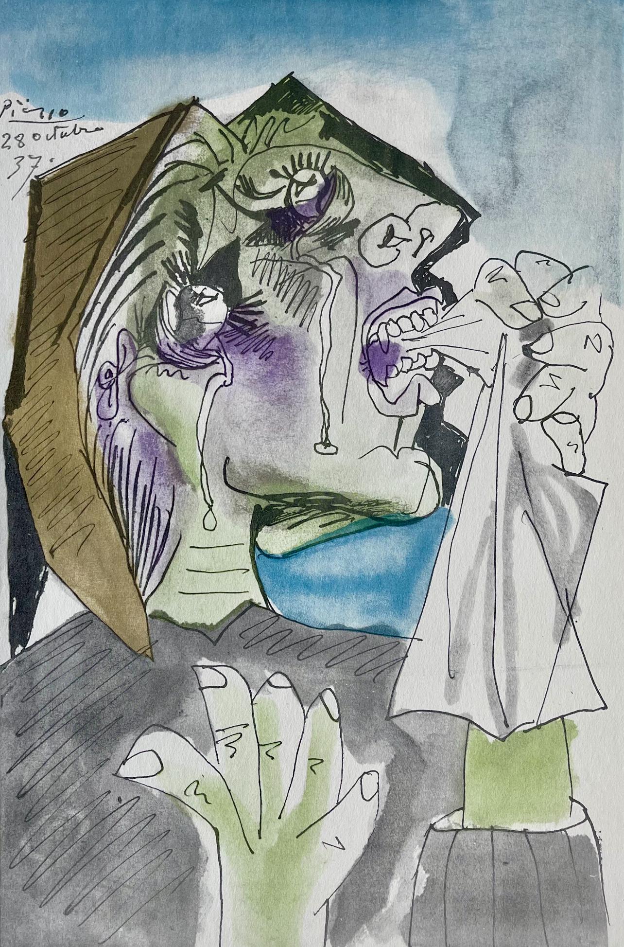 Picasso, Schleifende Frau, Picasso: Fünfzehn Zeichnungen (nach)