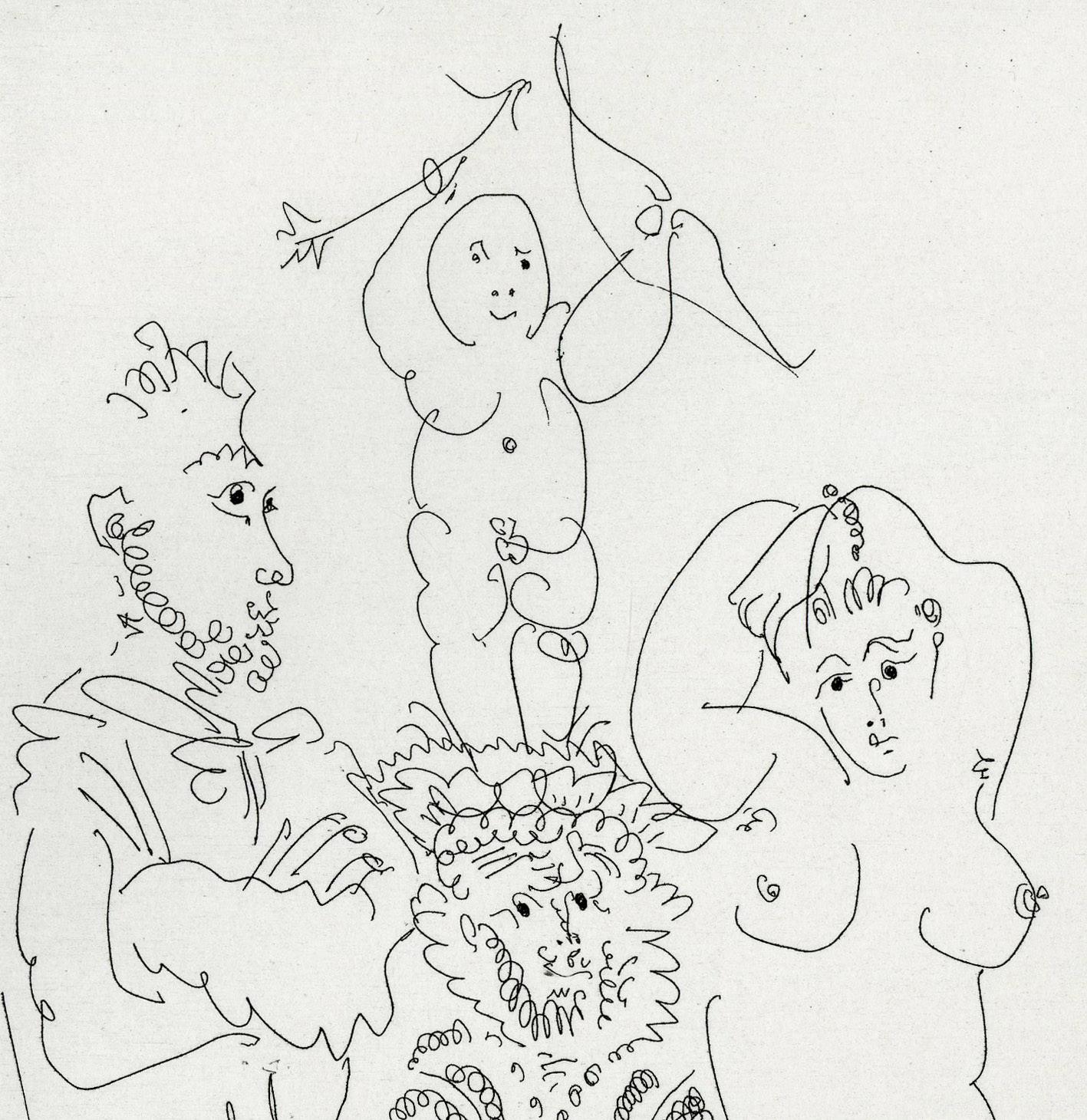 Plate III, Le Cocu Magnifique - Print by Pablo Picasso