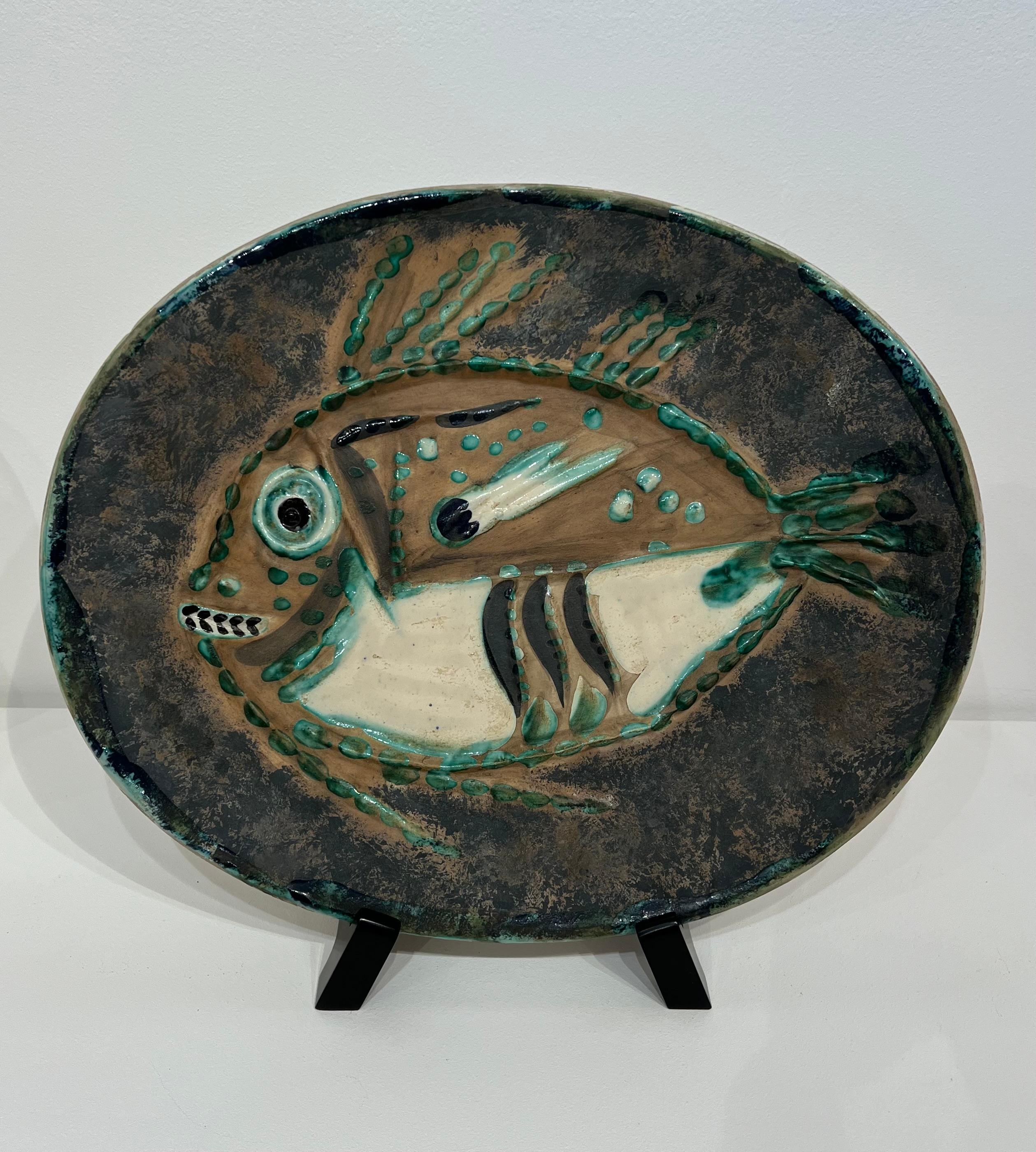Poisson Chiné (A.R. 170), Pablo Picasso, Design, Céramique, Madoura en vente 1