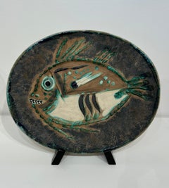 Poisson Chiné (A.R. 170), Pablo Picasso, Design, Céramique, Madoura