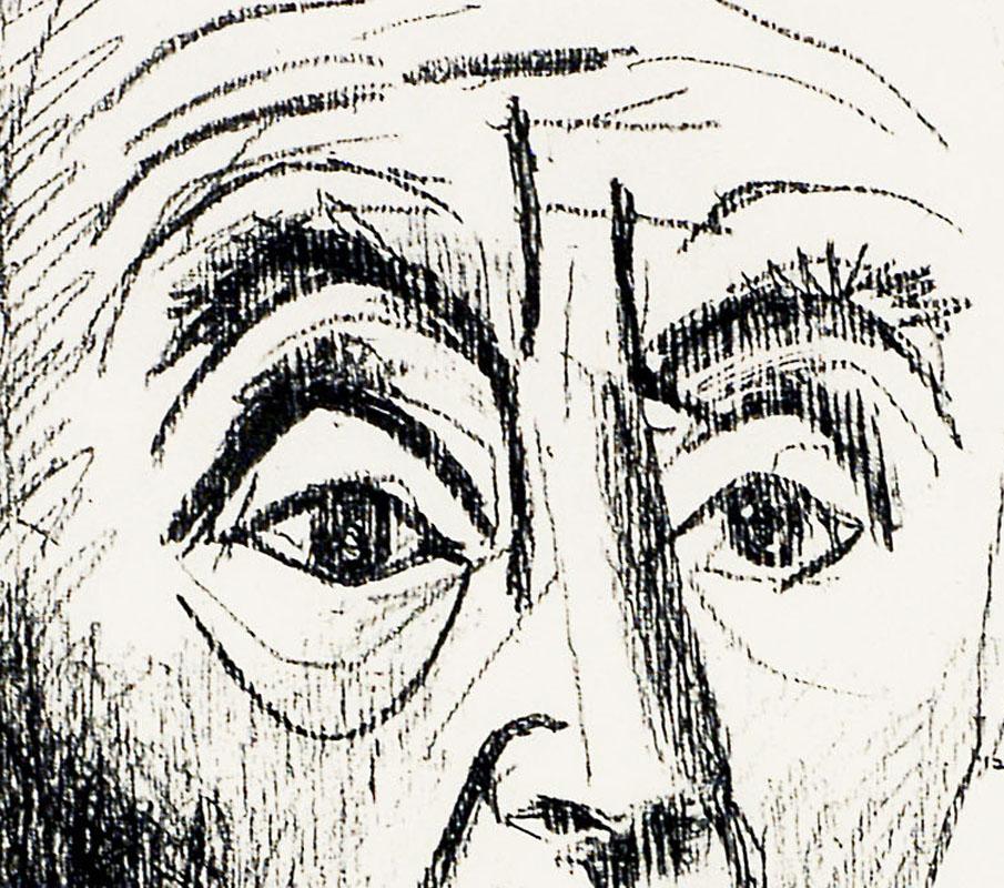 Porträt de D. H. Kahnweiler I – Print von Pablo Picasso