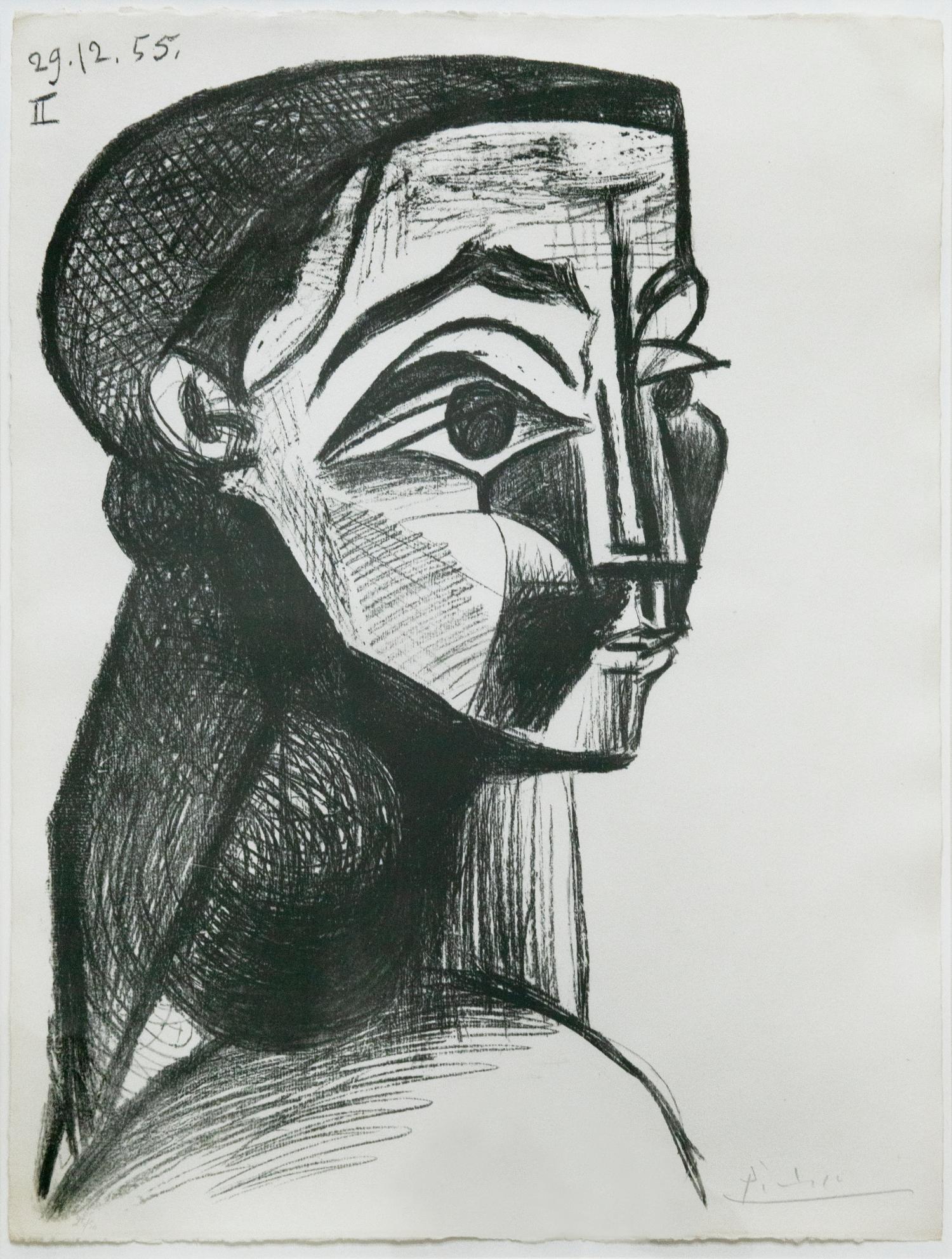 Abstract Print Pablo Picasso - Portrait de Femme II