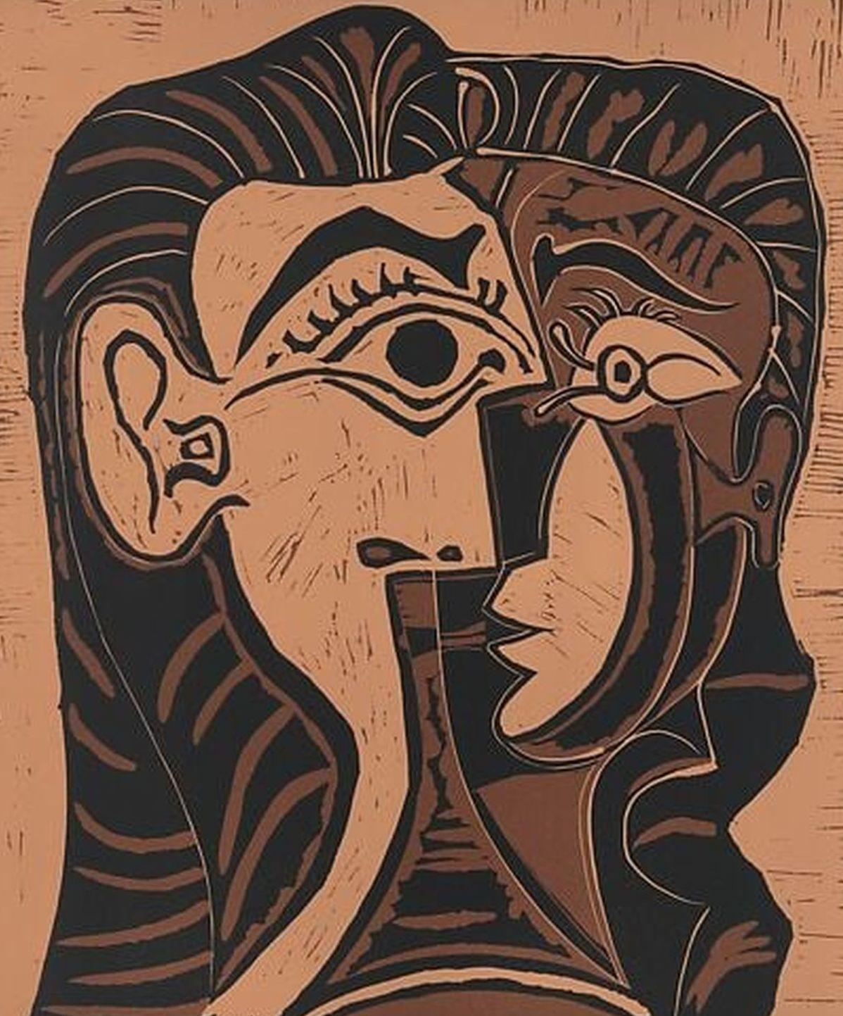 Portrait de Jacqueline De Face I de Pablo Picasso 1