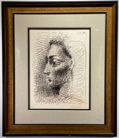 Pablo Picasso « Portrait de Jacqueline » (Portrait de Jacqueline)   