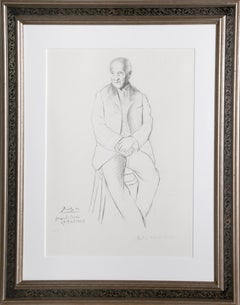 Porträt du Maitre de Ballet de la Scala de Mailand, Lithographie von Pablo Picasso