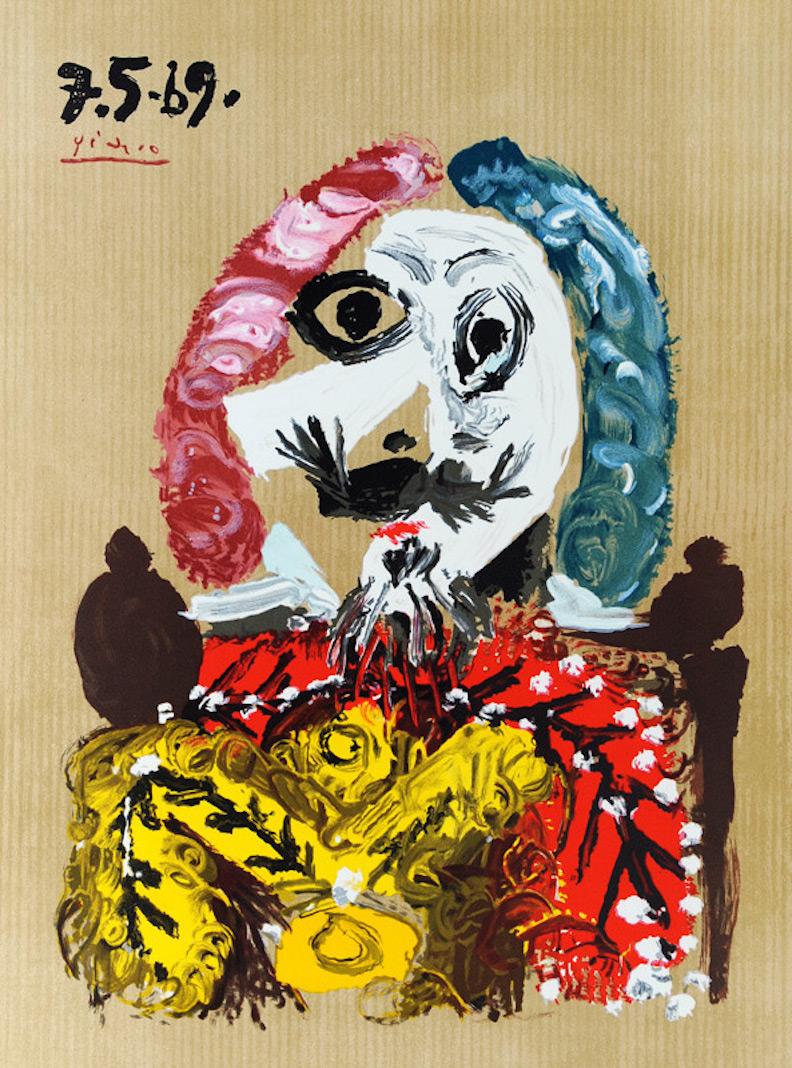 Portrait Imaginaire 7.5.69 - Print by Pablo Picasso