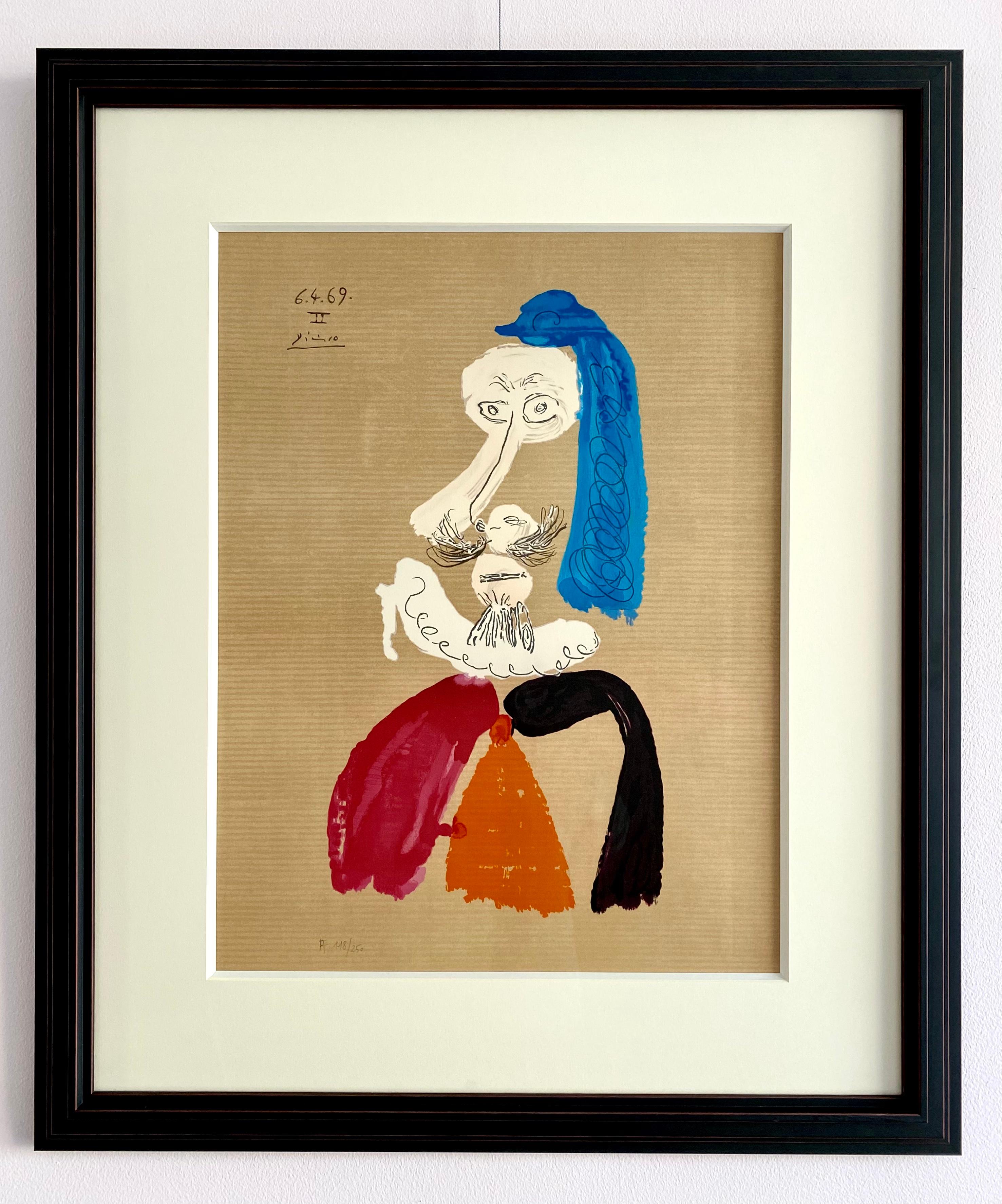 Portrait Imaginaires 6.4.69 II - Print by Pablo Picasso