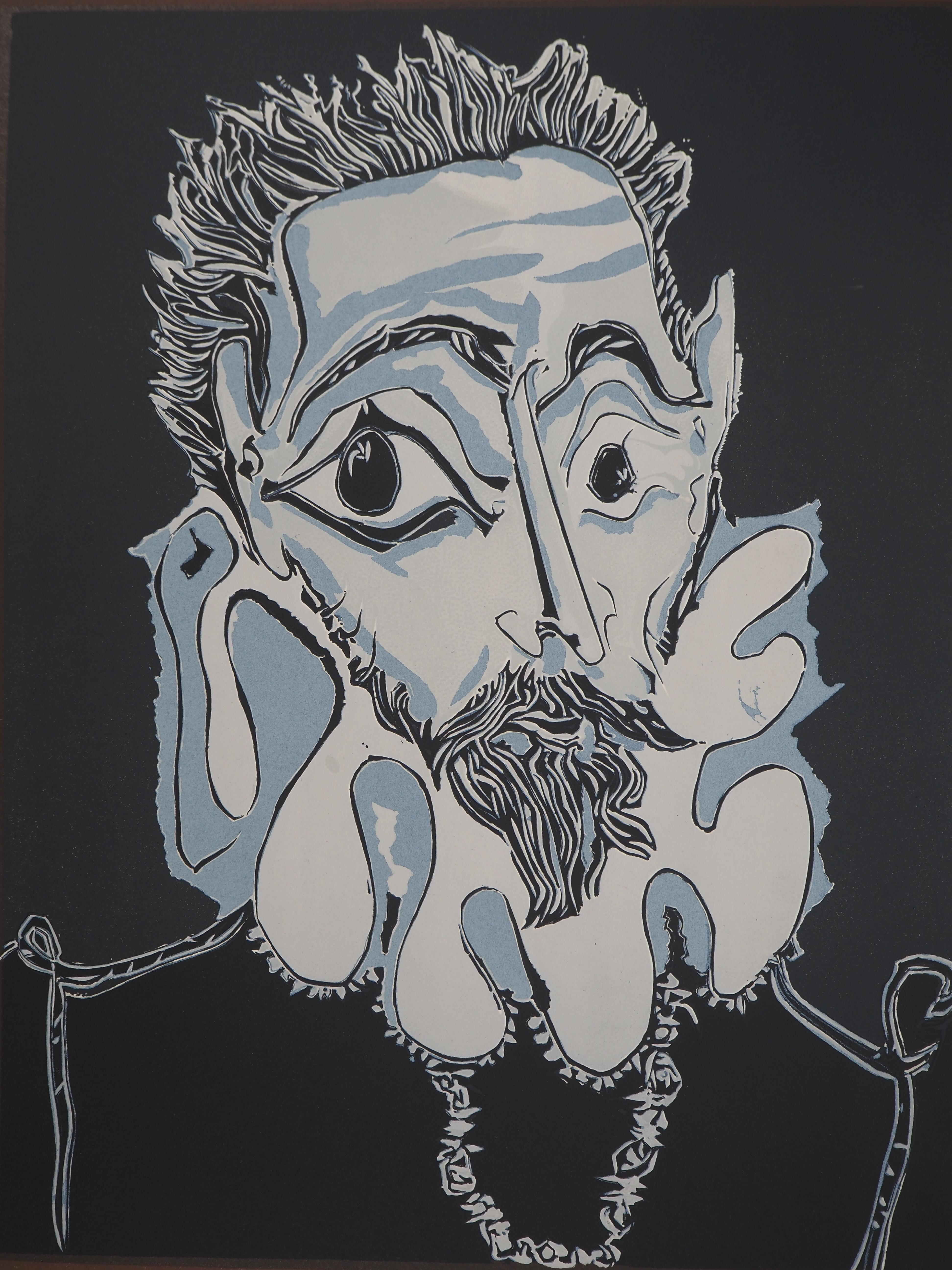 Pablo PICASSO (1881-1973)
Homme à la fraise d'après El Greco, 1973

Lithographie (Atelier Mourlot, Paris)
Signé dans la plaque
Sur vellum d'Arches, 68 x 50 cm (c. 27 x 20 in)

RÉFÉRENCES :
- Catalogue raisonné Czwiklitzer #448
- Catalogue raisonné