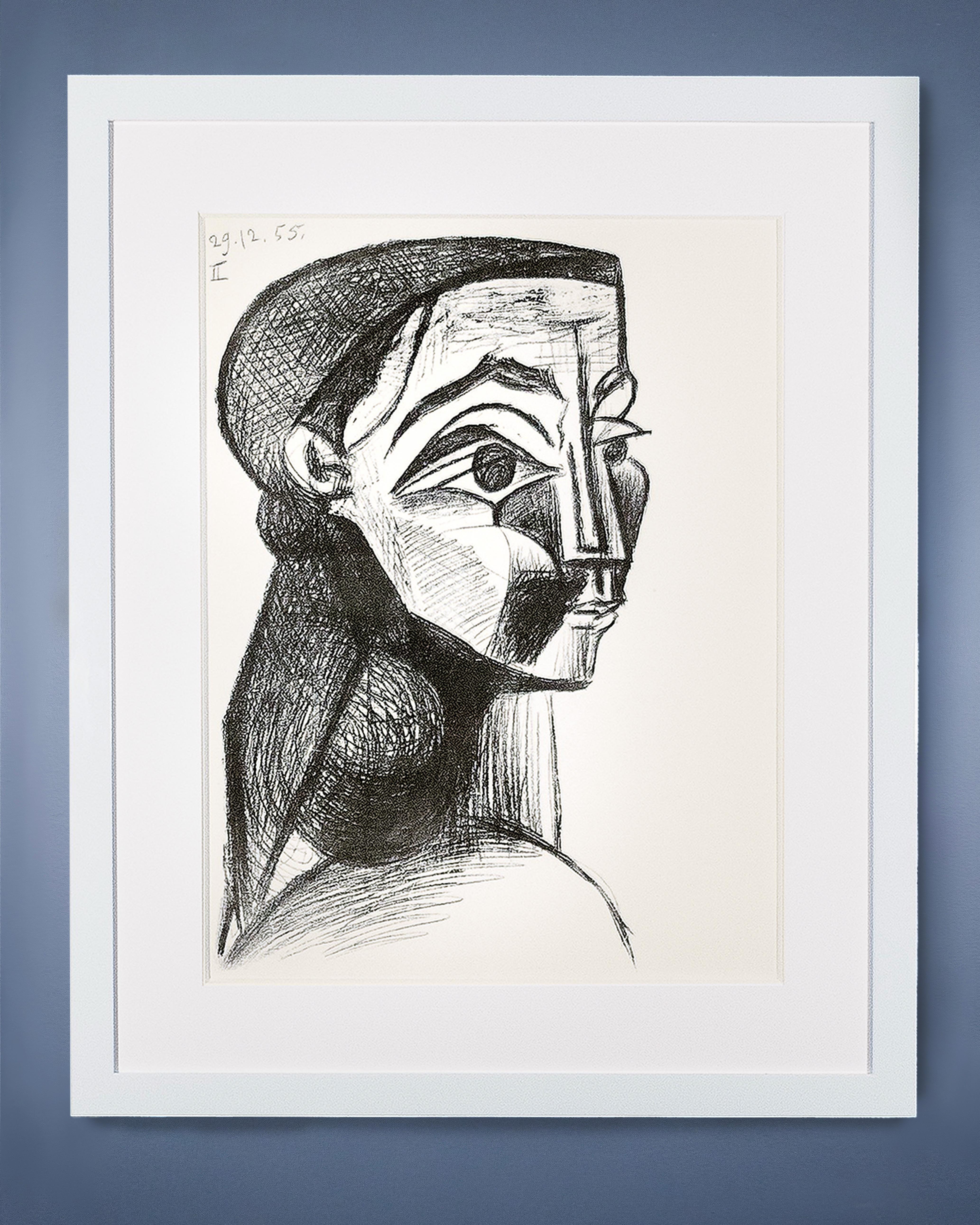 Picasso realizó grabados a lo largo de toda su carrera, creando unas 2.400 obras hasta su muerte en 1973. Puede que Pablo Picasso sea más conocido por ser el pionero del cubismo y por fracturar el plano pictórico bidimensional para transmitir el