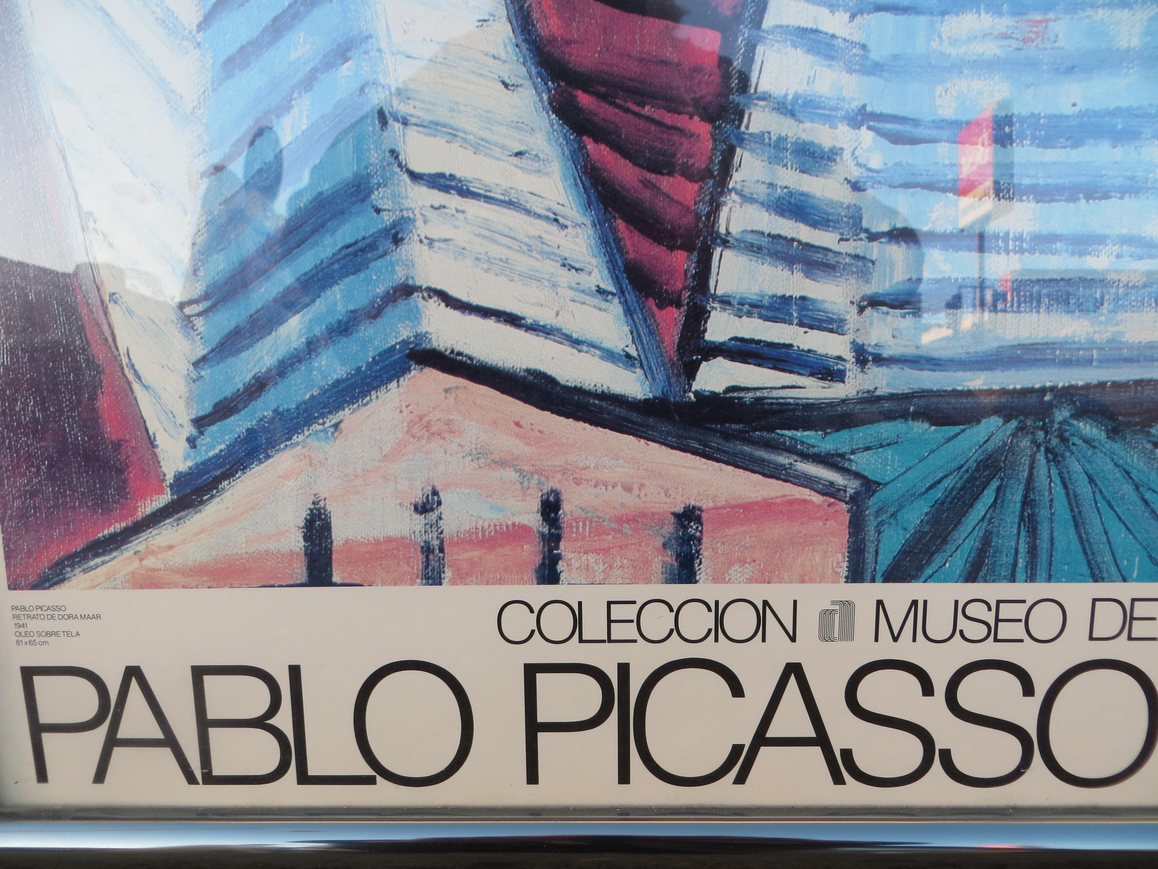 Pablo Picasso exhibition poster - Dora Maar - print of the Museo Del Arte Contemporaneo de Caracas
Rare Picasso lithographic exhibition poster depicting 