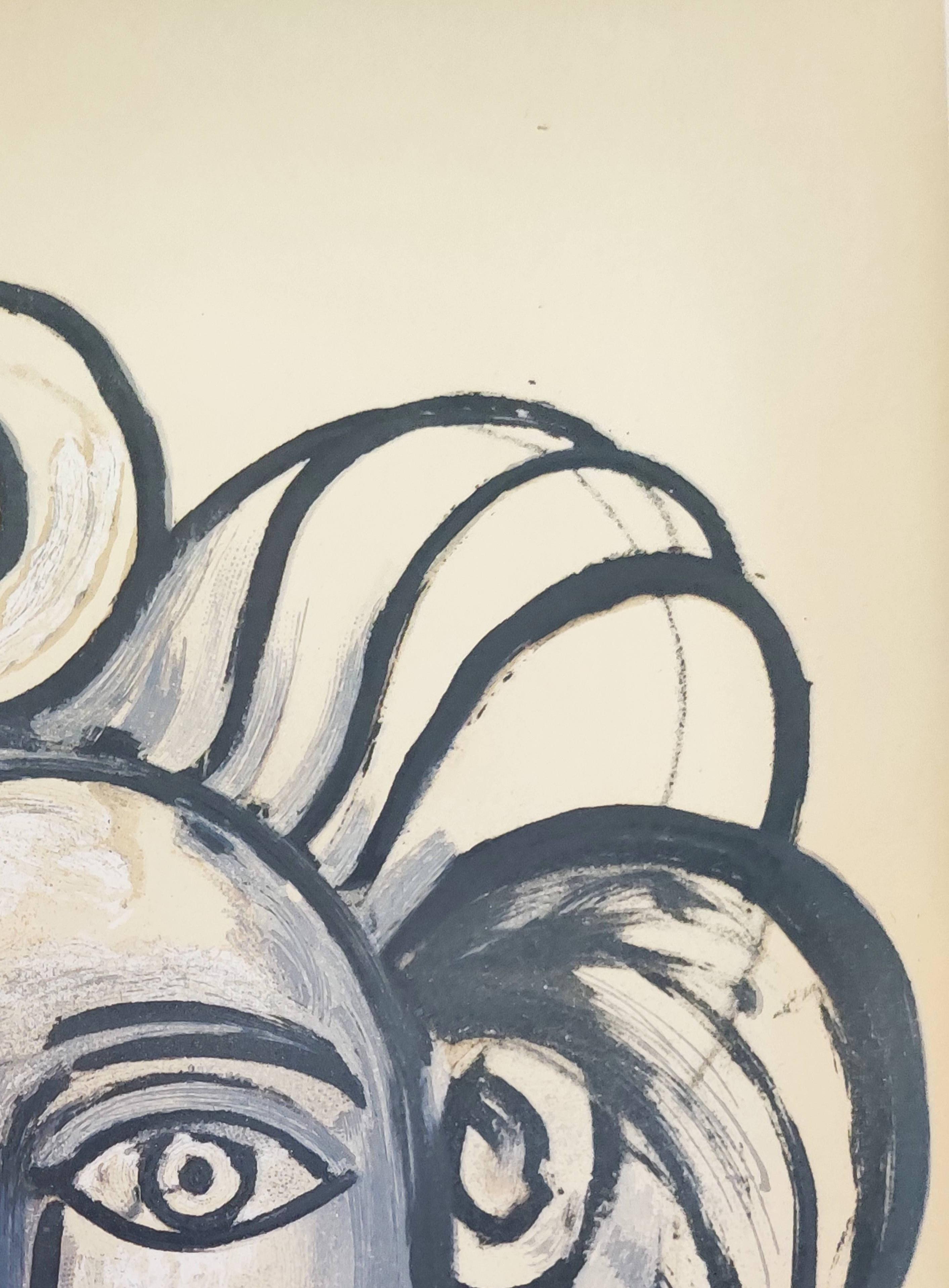 Porträt von Francoise Gilot (Moderne), Print, von Pablo Picasso