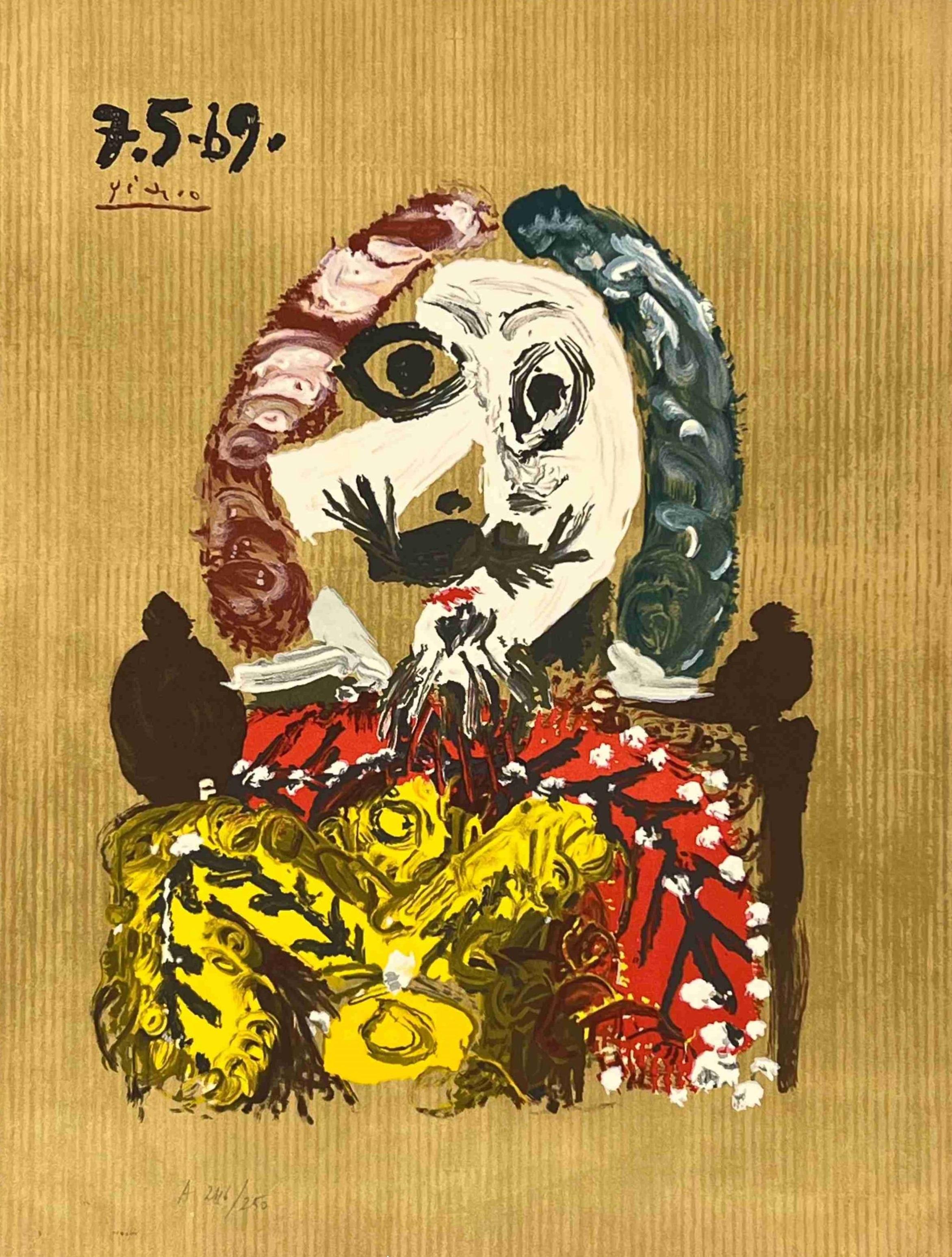 Portraits Imaginaires 7.5.69 - Modern Art by Pablo Picasso