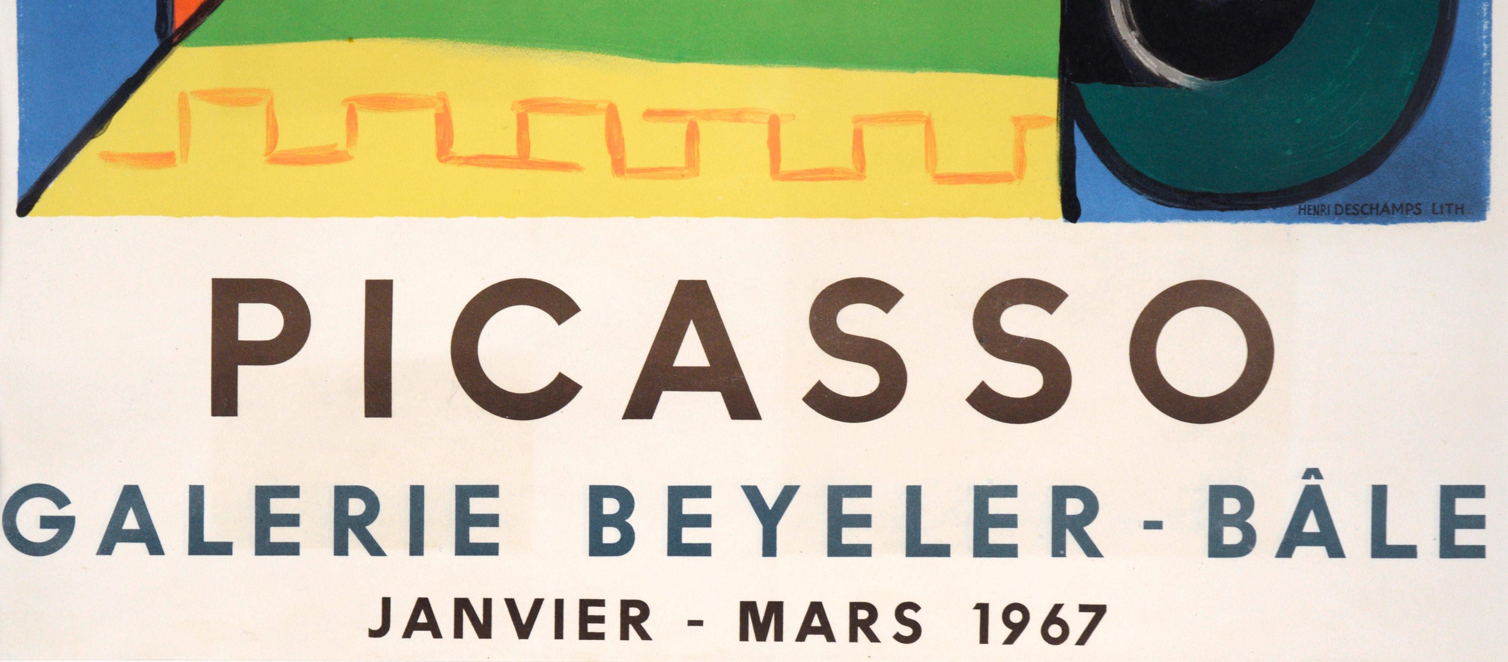 Poster for 1967 Exhibition at Galerie Beyeler - Bale by Atelier Mourlot 3