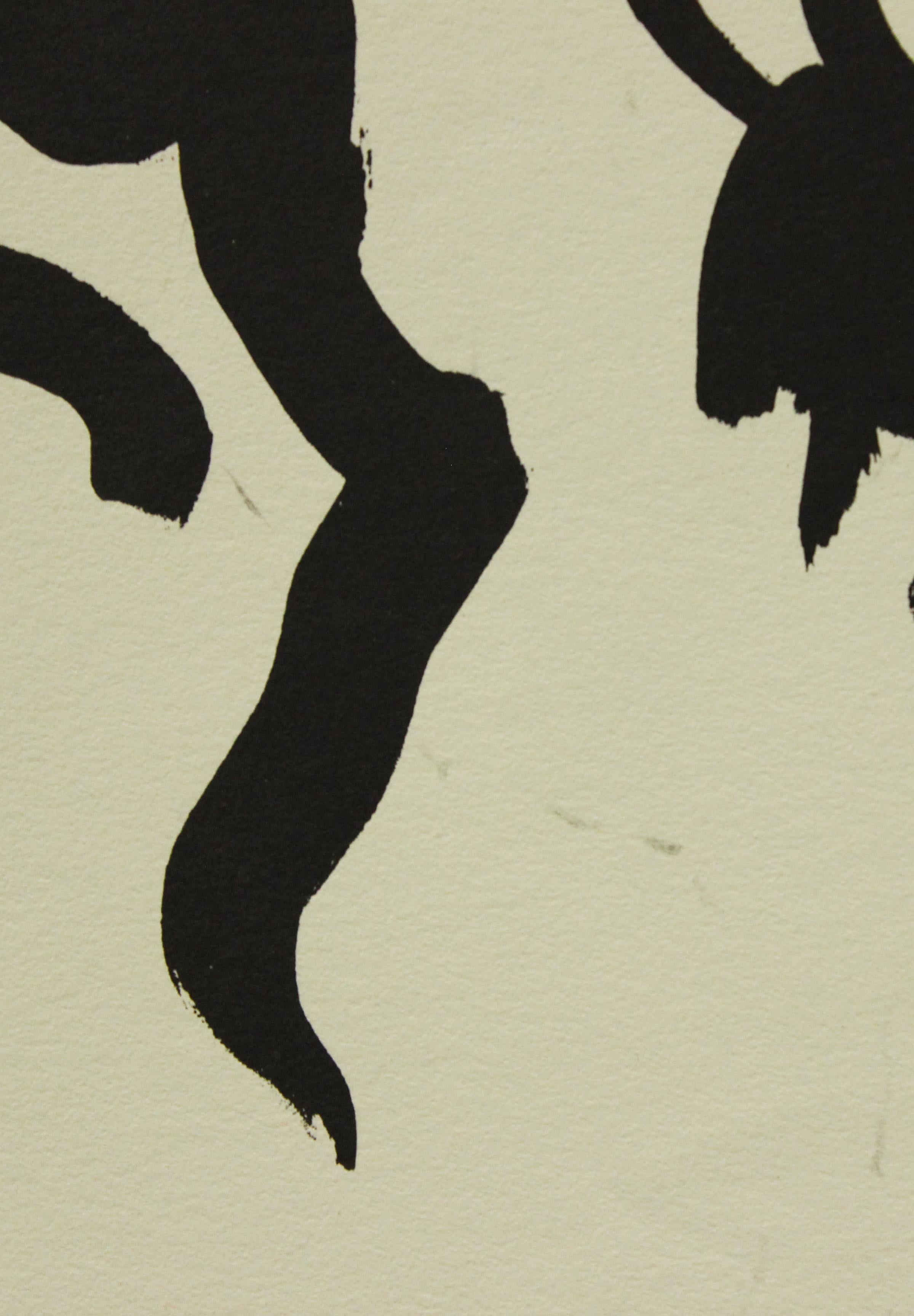 Poster-Goat Dance (Reproduction) - Beige Portrait Print by Pablo Picasso