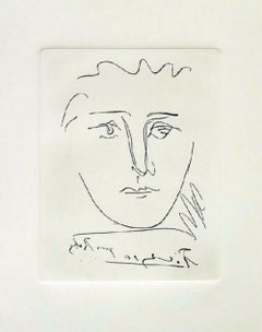 Pour Roby, 1950 Limited Edition Etching, Pablo Picasso