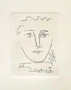 Pour Roby, 1950 Limited Edition Etching, Pablo Picasso