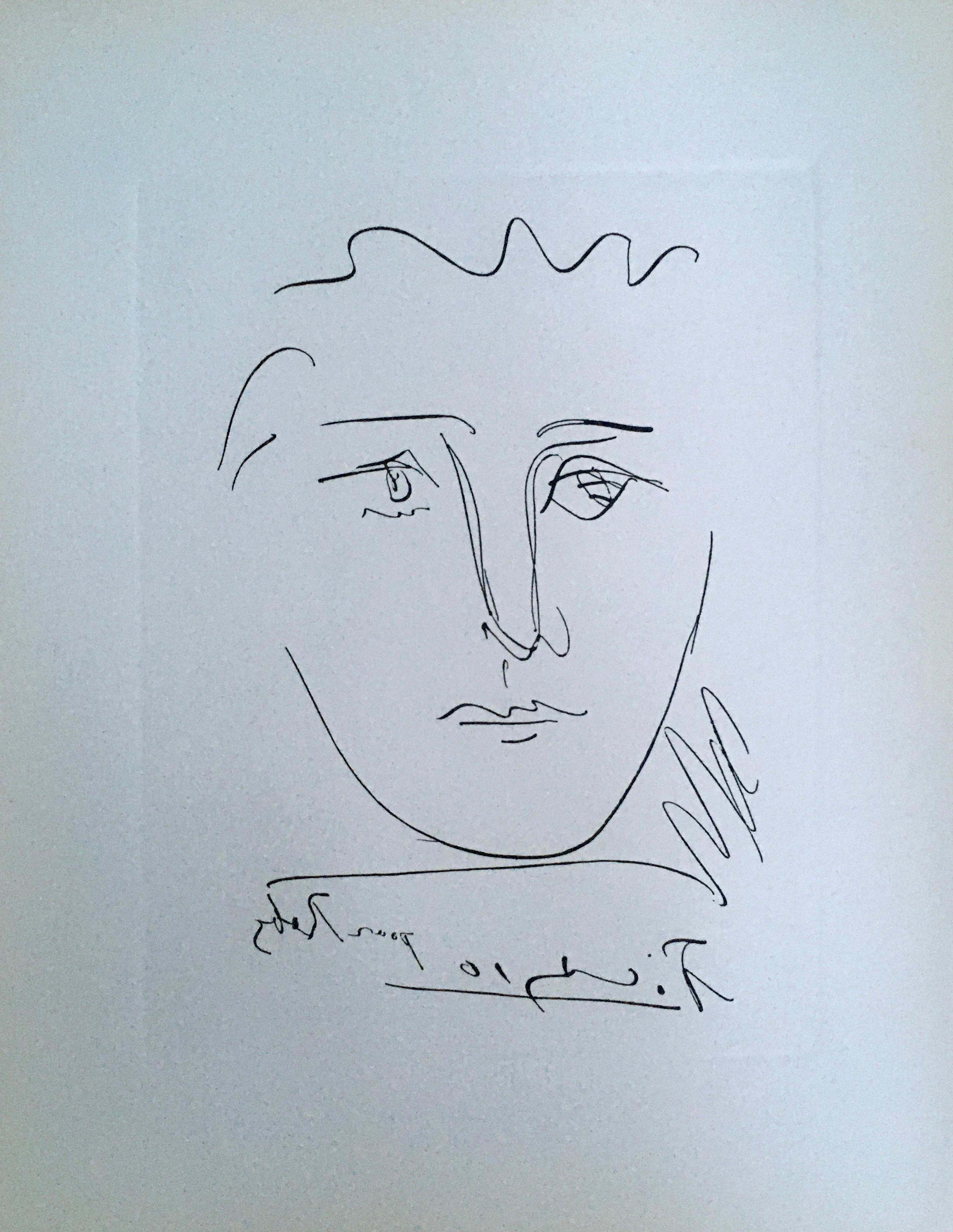 Pour Roby (L’Age de Soleil 1950), Bloch 680 - Print by Pablo Picasso