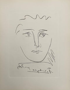 Pour Roby, Limited Edition Etching, Pablo Picasso