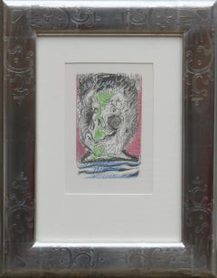 Profile from "Le Gout du Bonheur", Cubist Lithograph after Pablo Picasso
