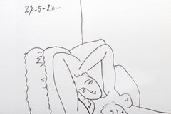 Quatre Nus au Harem, Cubist Lithograph after Pablo Picassso