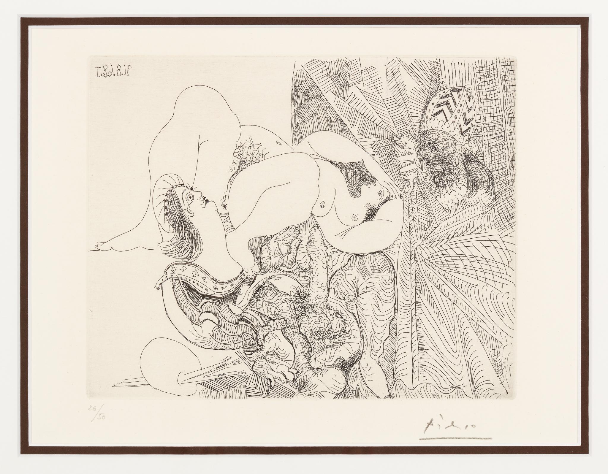 Raphael et La Fornarina - Print by Pablo Picasso