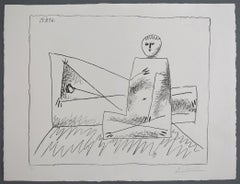 Reclining Man and Crouching Woman