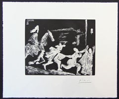 Rider Pursuing Procuress, Woman and Man, from the Suite 347