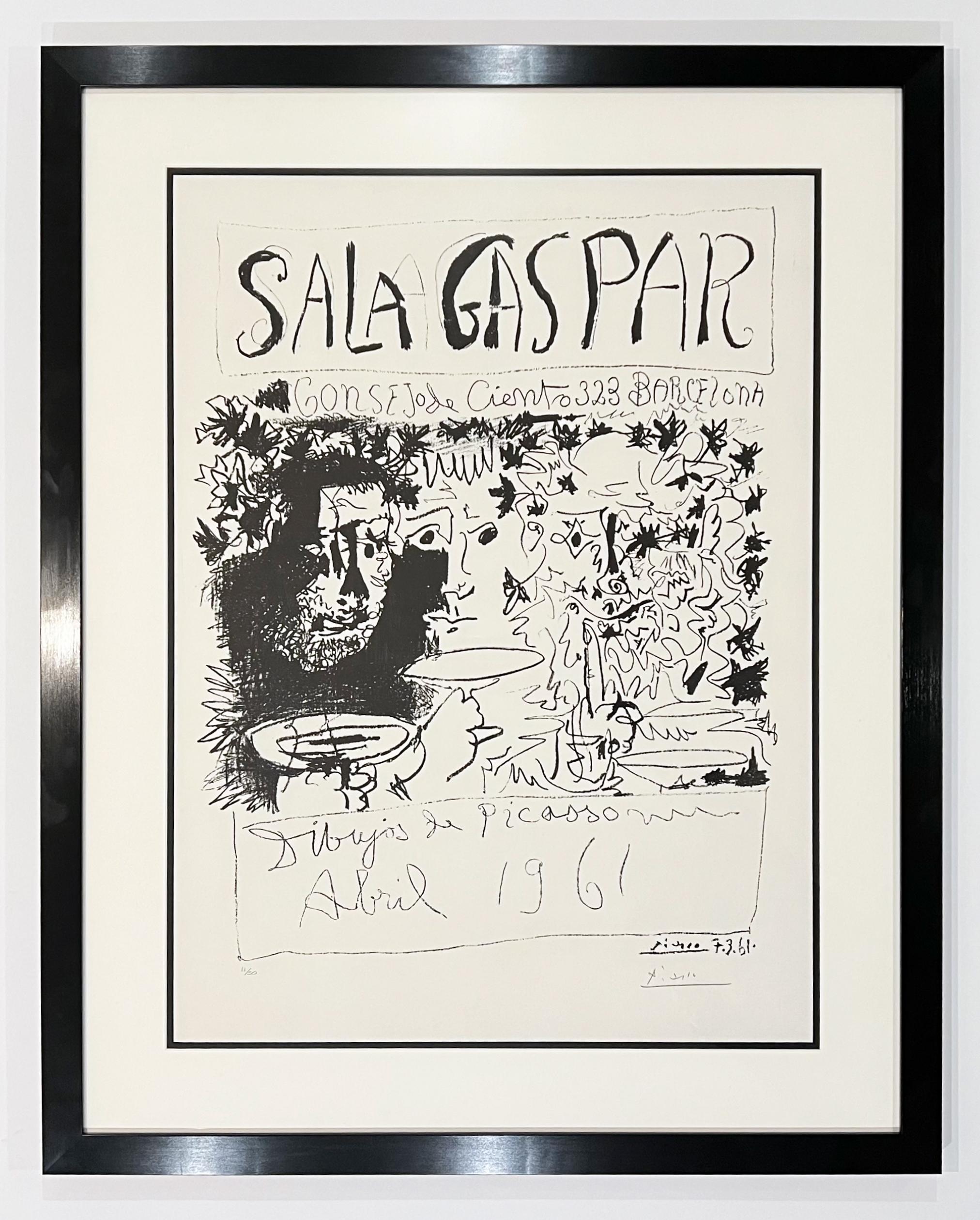 Sala Gaspar, Barcelona 1961 - Print by Pablo Picasso