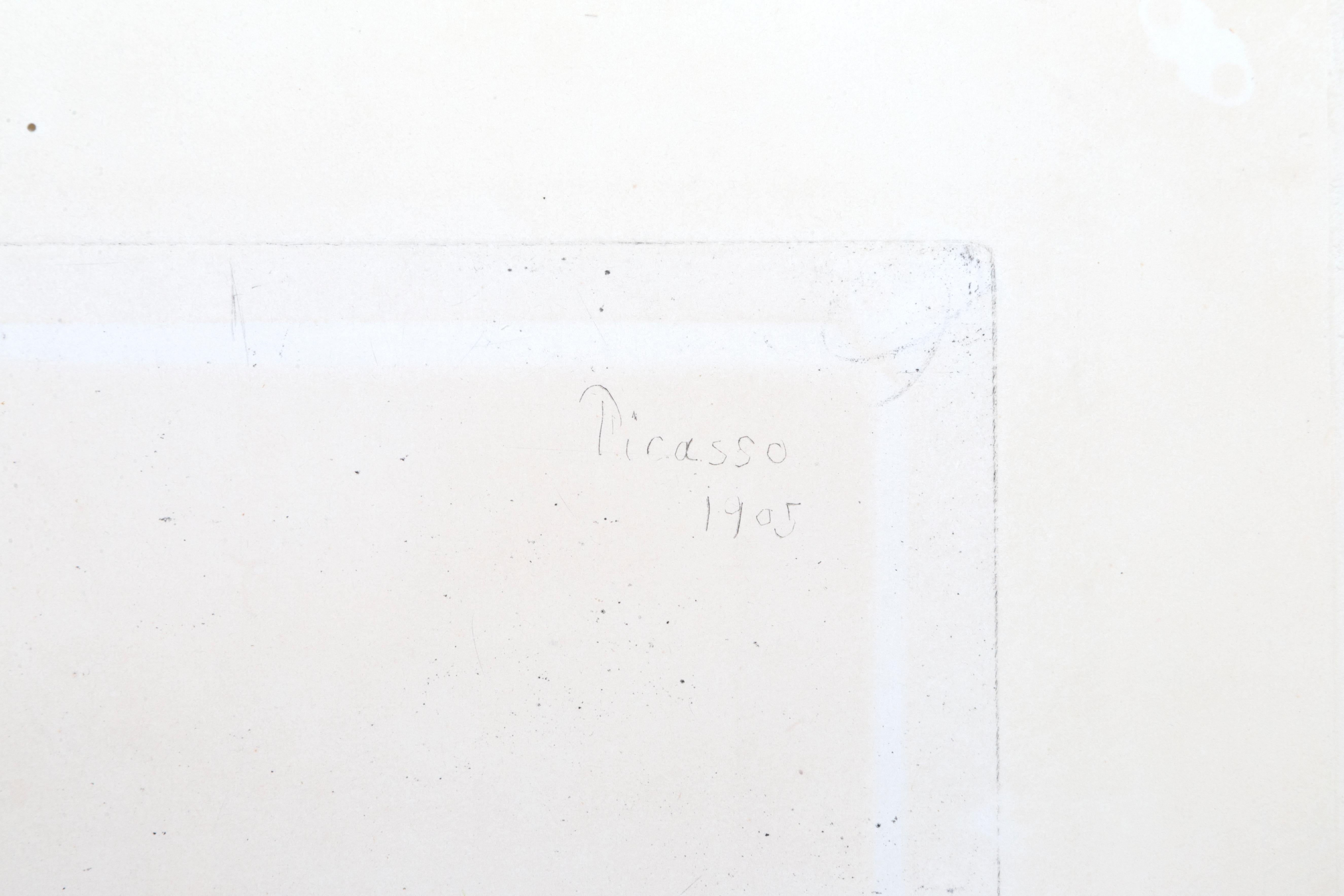 Salomé from La Suite des Saltimbanques, Modern Etching by Pablo Picasso For Sale 3