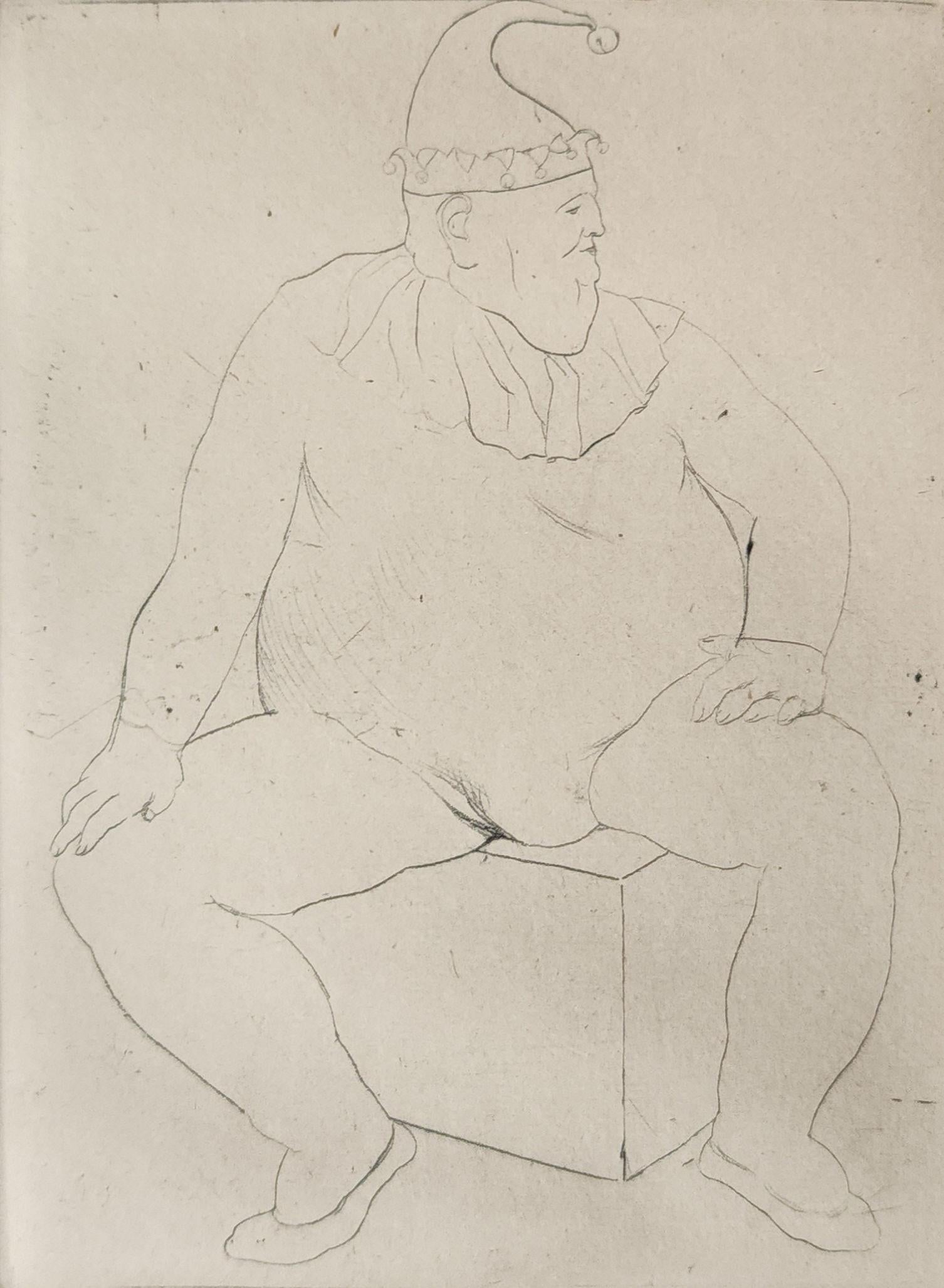 Pablo Picasso
Saltimbanque au Repos
Etching on wove paper
4 3/4 x 3 3/8 inches
10 3/4 x 10 inches sheet


Pablo Picasso was one of the most influential and celebrated artists of the twentieth century. Born on October 25, 1881, in Málaga, Spain, he
