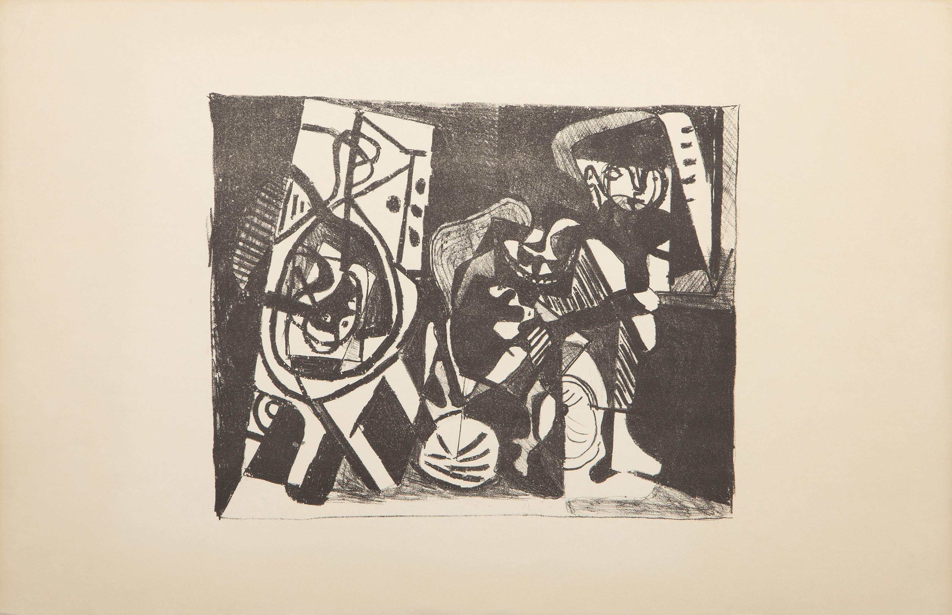 Scene d'interieur (B 74), Lithograph by Pablo Picasso For Sale 3