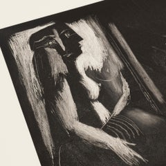 « Scène d'intérieur : l'atelier » (1963) (Bloch 1128 ; Baer 1125.II.B.b.1) Gravure à l'eau-forte