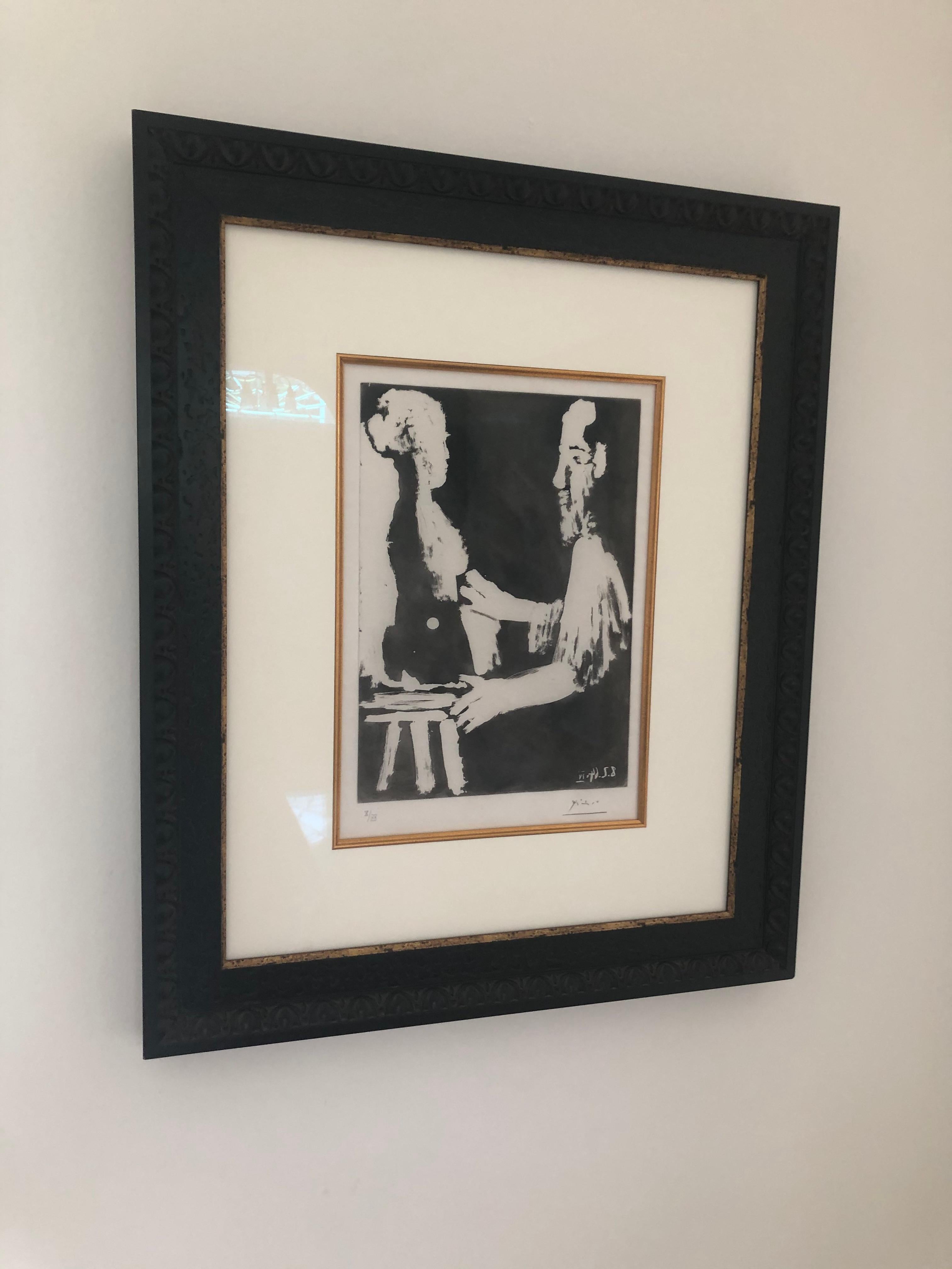 « Sculpteur au Travail » de Sable Mouvant par Pablo Picasso, 1964 en vente 4