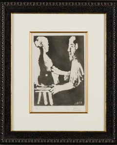 "Sculpteur au Travail" from Sable Mouvant by Pablo Picasso, 1964