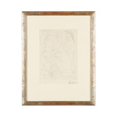 Sculpteur avec Coupe et Modèle Accroupi, 1933, from La Suite Vollard