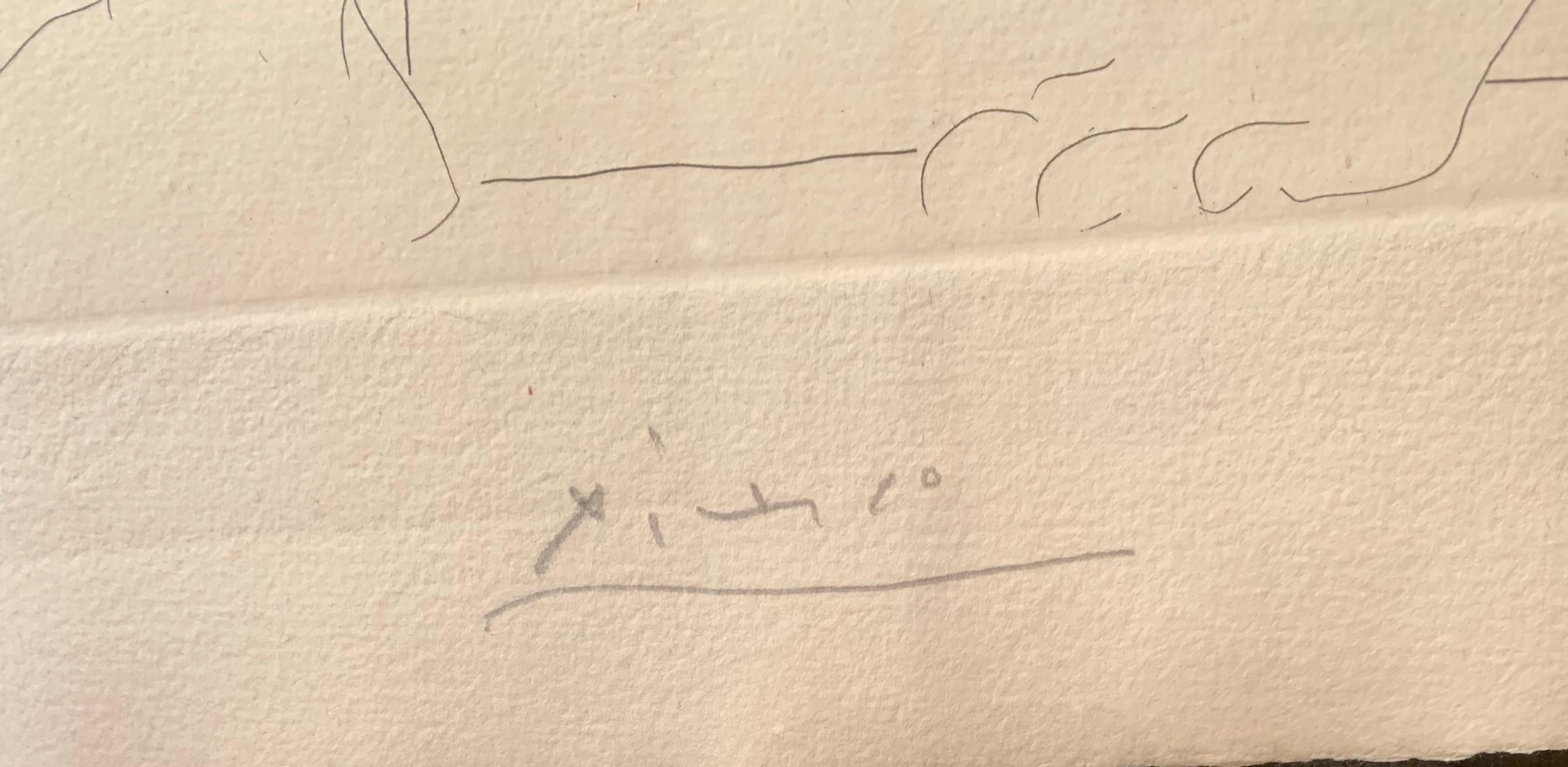 picasso signed prints