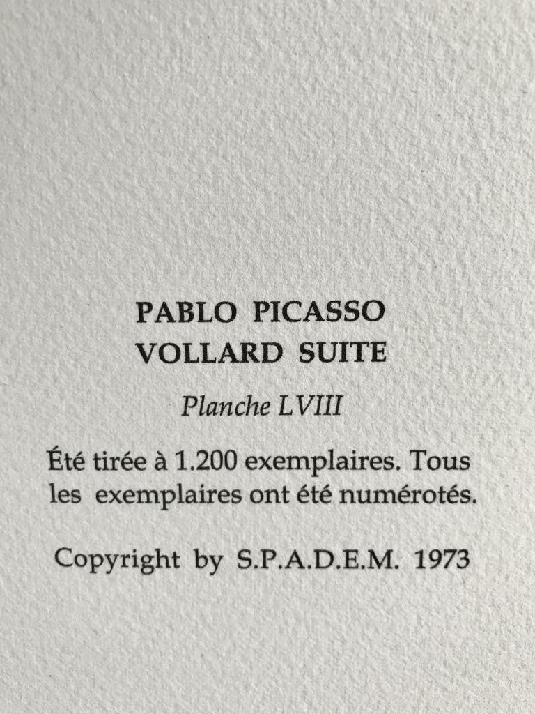 Sculpteur et son modèle avec un groupe sculpté (Suite Vollard Planche LVIII) For Sale 5