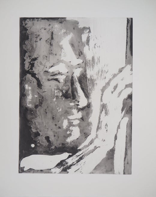 Pablo Picasso - Sculptor - Original Aquatint Etching (Bloch #1192) For Sale  at 1stDibs
