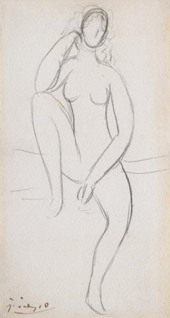 Seated Nude - Female Nude Portrait