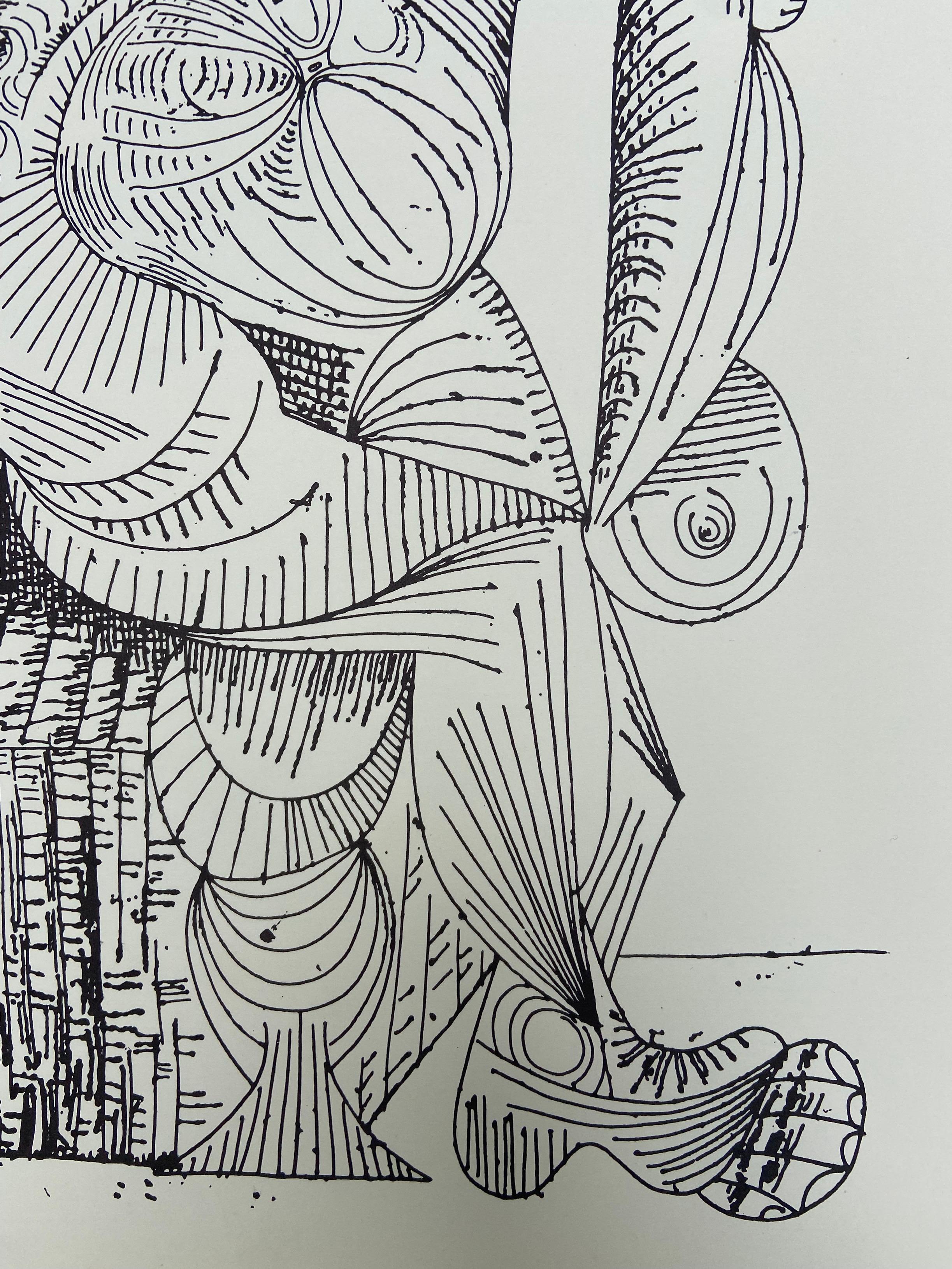 seated woman pablo picasso