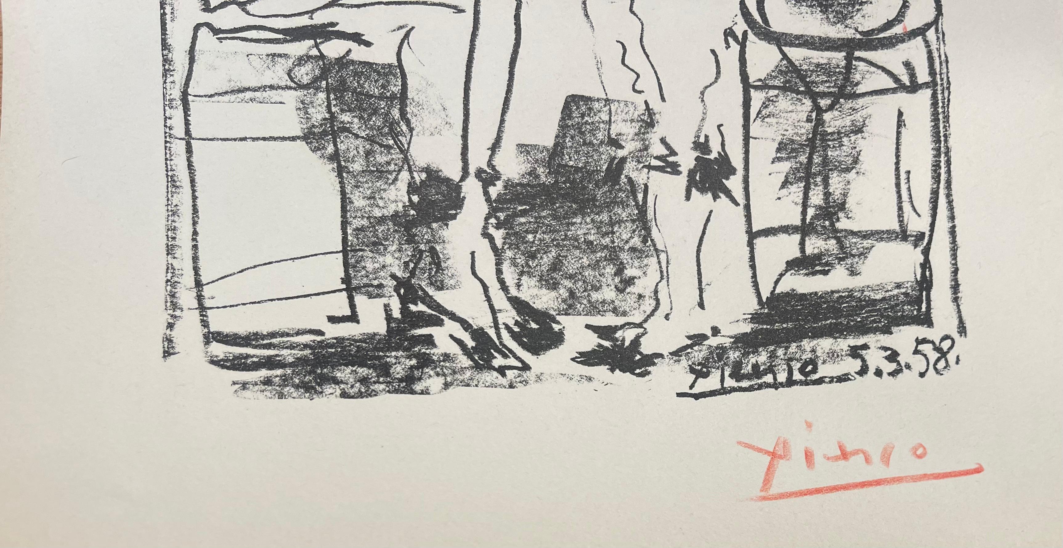Art moderne espagnol par Pablo Picasso - Saltimbanques en vente 1