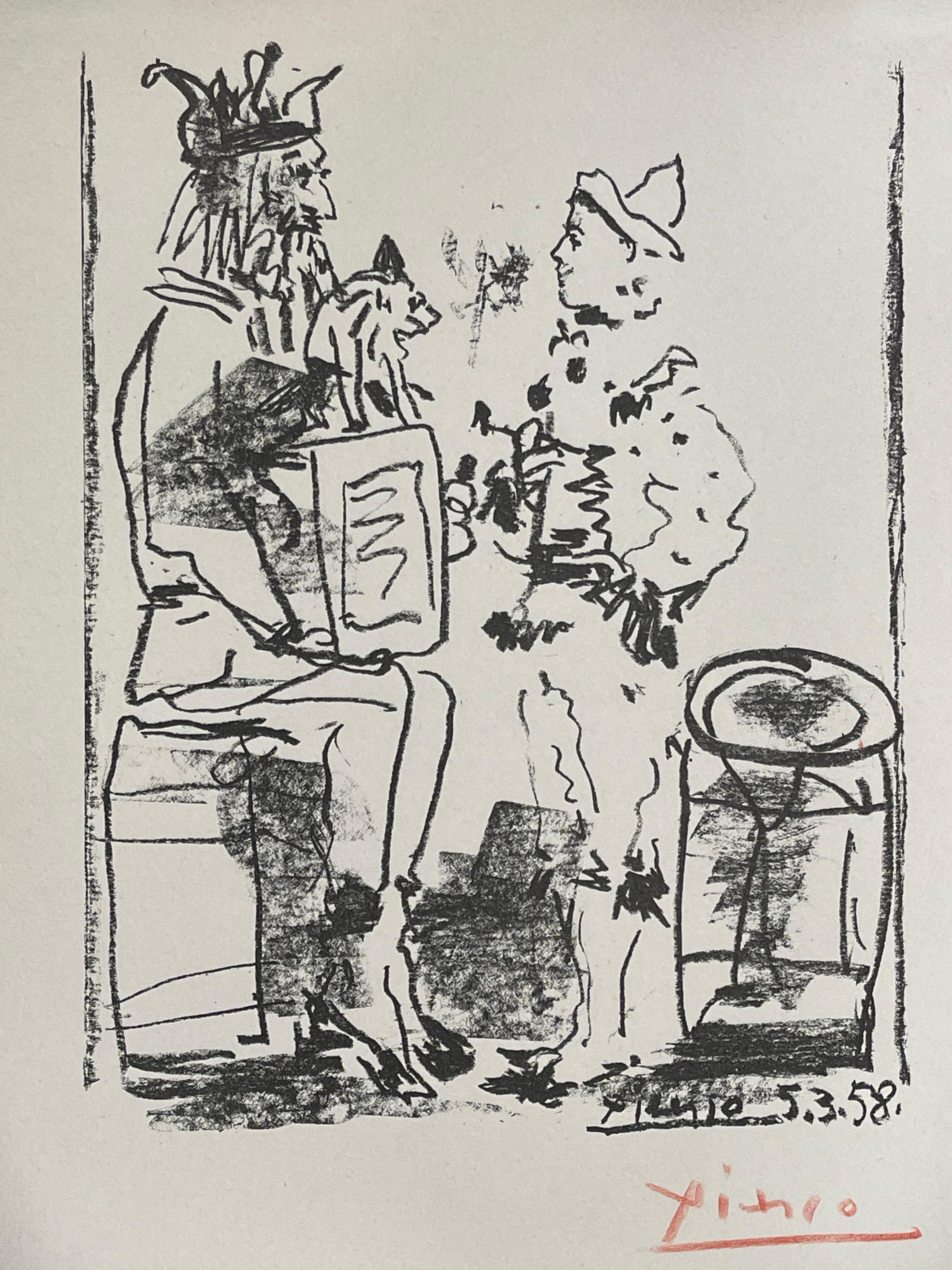 Art moderne espagnol par Pablo Picasso - Saltimbanques en vente 2