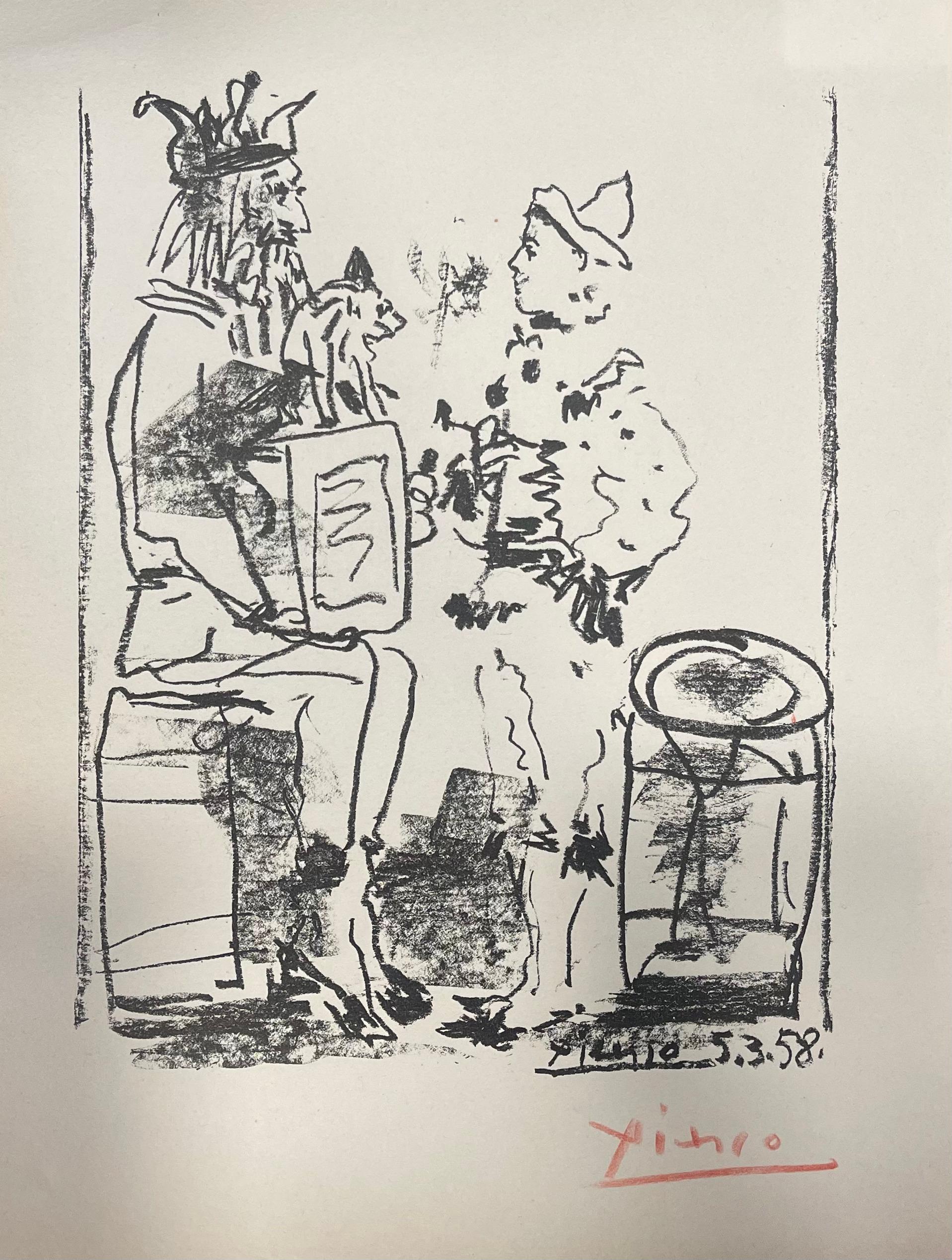 Art moderne espagnol par Pablo Picasso - Saltimbanques en vente 3