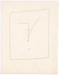 Square Head of a Man (from the Carmen portfolio) - Copper Plate and Print, 1949