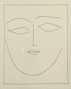 Square Head of a Woman with Full Lips, from Carmen