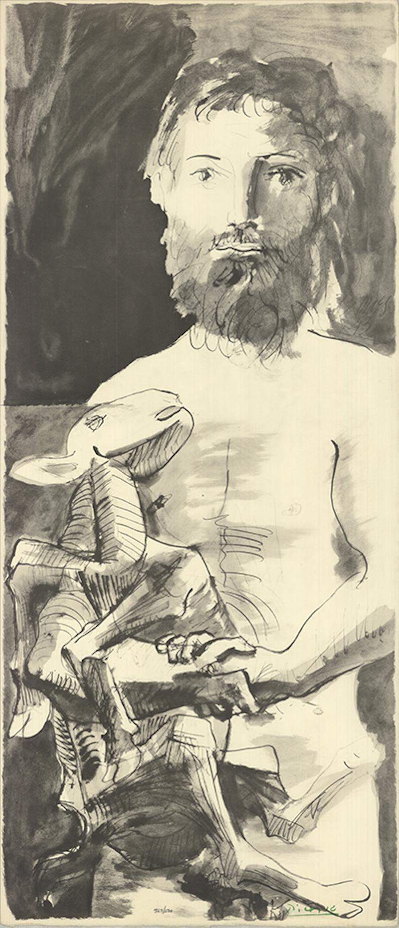 Pablo Picasso Print - Study for Man with Goat