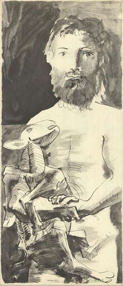 Study for Man with Goat