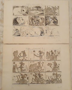 Sueño y Mentira de Franco - Original Etchings and Aquatints by P. Picasso - 1937