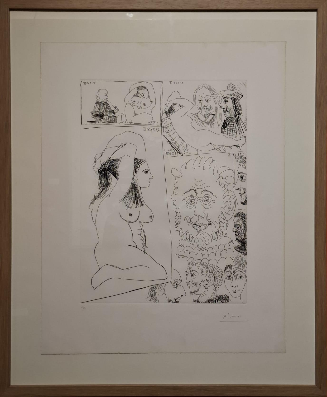 Pablo Picasso Abstract Print - Suite 347