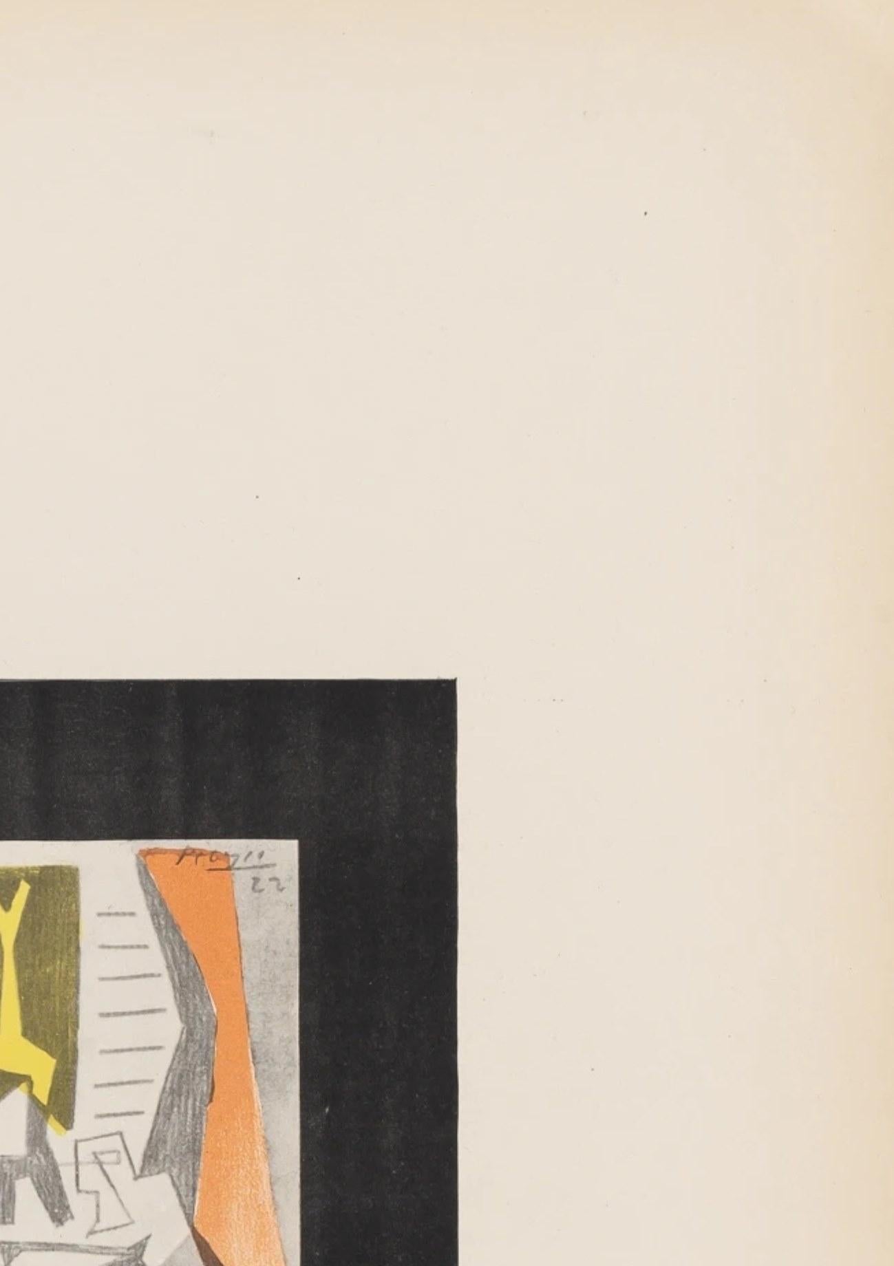 Tavolo prima della finestra - Print Moderno di Pablo Picasso
